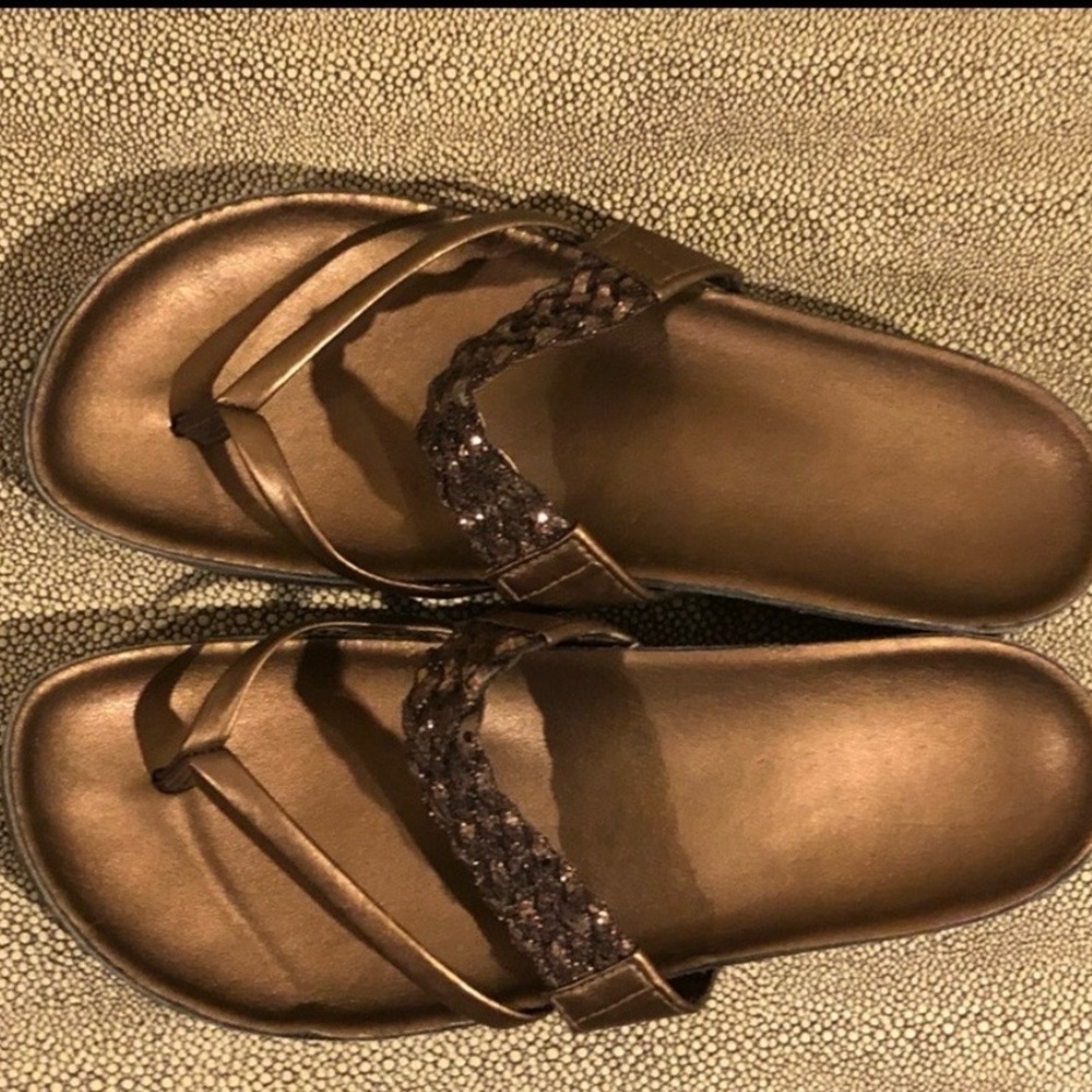 Brown Bronze Sandal - Comfort Says It All!